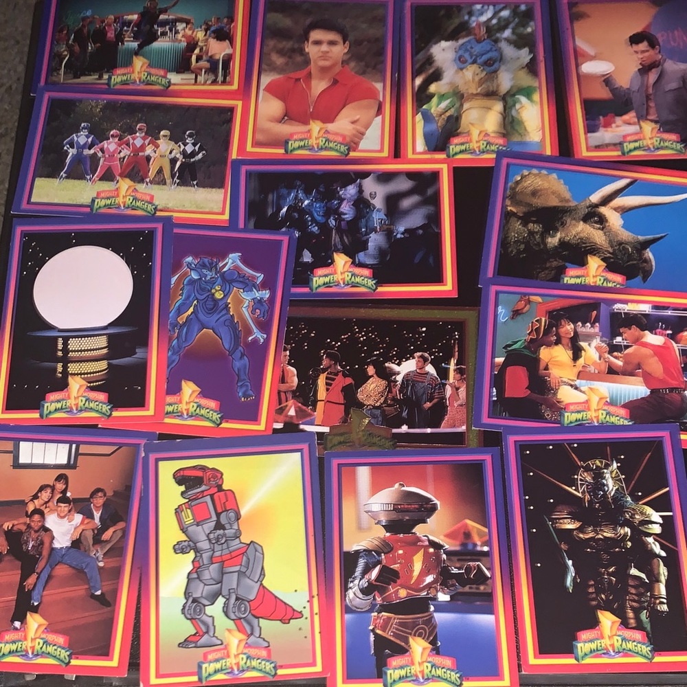 15ct 1994 Saban Mighty Morphin Power Rangers Trading Cards